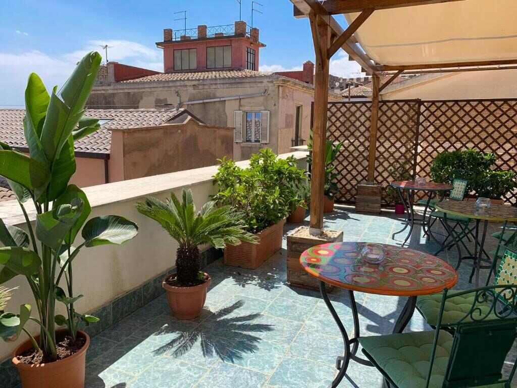 Terrazza panoramica di Guest house Le Sibille